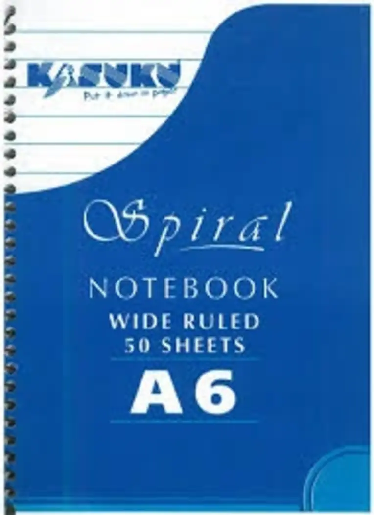 Kasuku Spiral N/Book A6 50 S